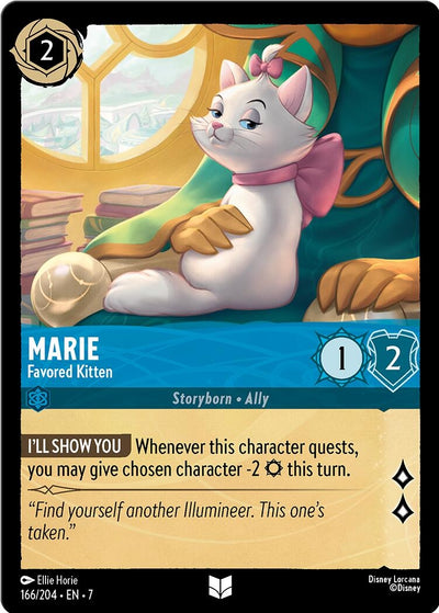 Image for Marie - Favored Kitten (Archazia's Island) (166/204) - Disney Lorcana