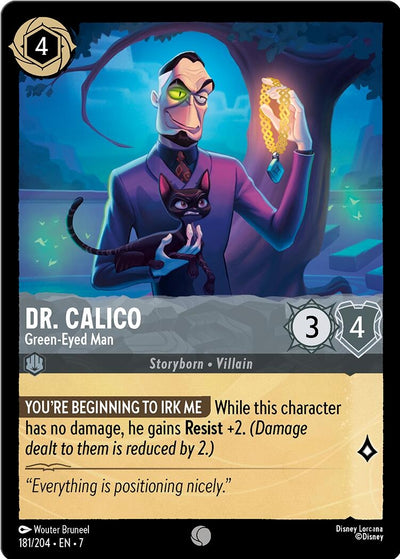 Image for Dr. Calico - Green-Eyed Man (Archazia's Island) (181/204) - Disney Lorcana