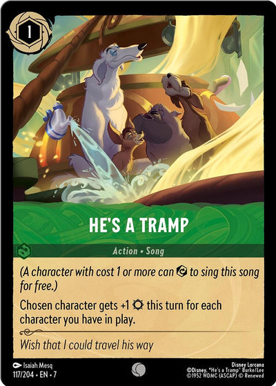 Image for He's a Tramp (Archazia's Island) (117/204) - Disney Lorcana