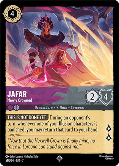 Image for Jafar - Newly Crowned (Archazia's Island) (51/204) - Disney Lorcana