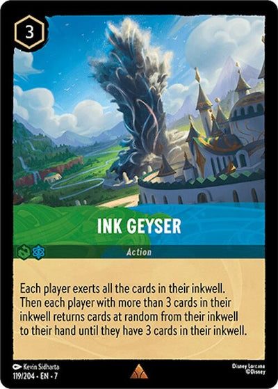 Image for Ink Geyser (Archazia's Island) (119/204) - Disney Lorcana