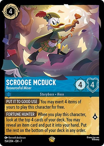 Image for Scrooge McDuck - Resourceful Miser (Archazia's Island) (154/204) - Disney Lorcana