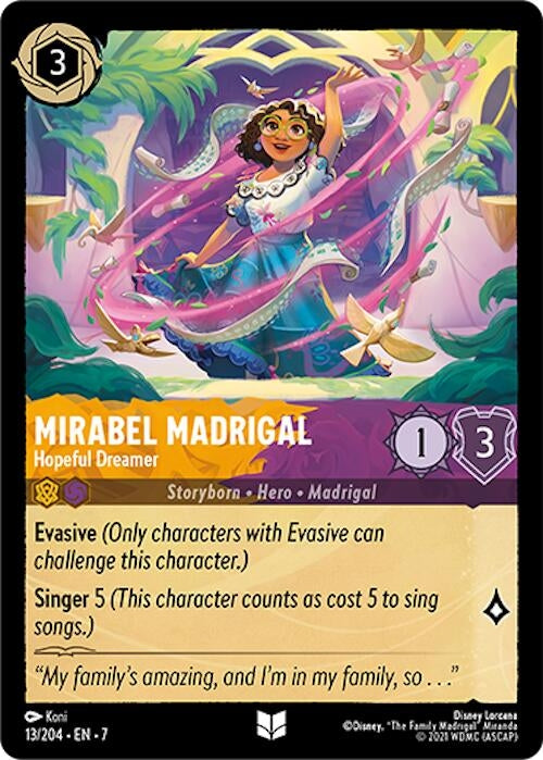 Image for Mirabel Madrigal - Hopeful Dreamer (Archazia's Island) (13/204) - Disney Lorcana