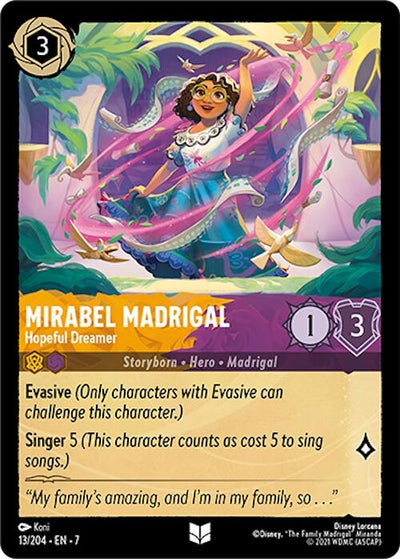 Image for Mirabel Madrigal - Hopeful Dreamer (Archazia's Island) (13/204) - Disney Lorcana