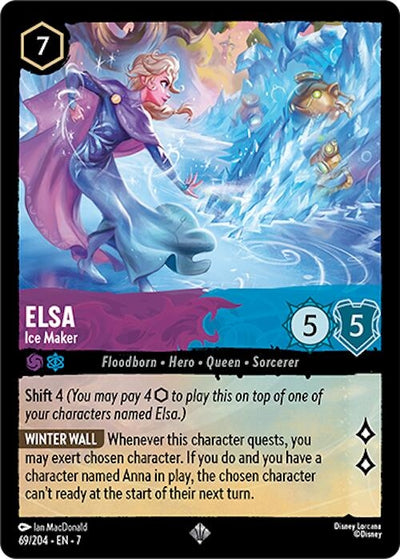 Image for Elsa - Ice Maker (Archazia's Island) (69/204) - Disney Lorcana