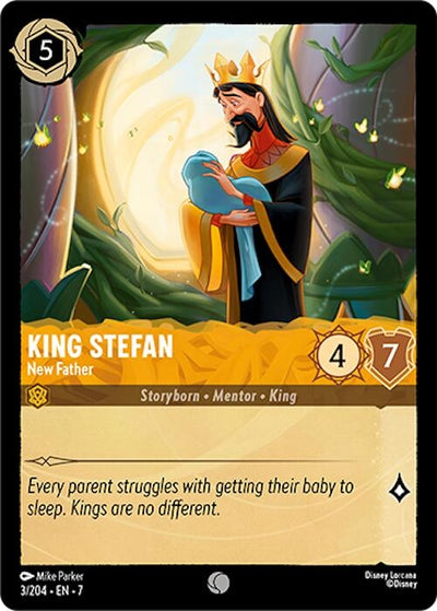 Image for King Stefan - New Father (Archazia's Island) (3/204) - Disney Lorcana