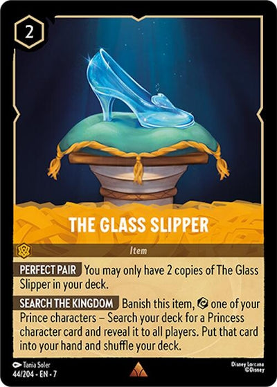 Image for The Glass Slipper (Archazia's Island) (44/204) - Disney Lorcana
