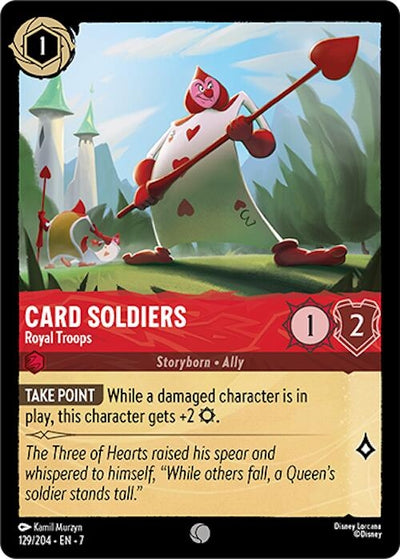 Image for Card Soldiers - Royal Troops (Archazia's Island) (129/204) - Disney Lorcana