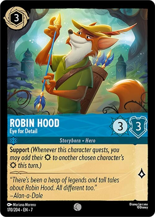 Image for Robin Hood - Eye for Detail (Archazia's Island) (170/204) - Disney Lorcana
