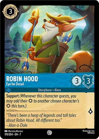 Image for Robin Hood - Eye for Detail (Archazia's Island) (170/204) - Disney Lorcana