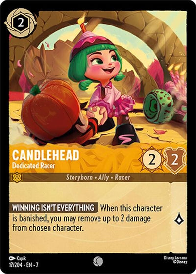 Image for Candlehead - Dedicated Racer (Archazia's Island) (17/204) - Disney Lorcana