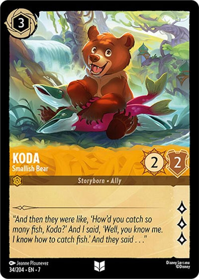 Image for Koda - Smallish Bear (Archazia's Island) (34/304) - Disney Lorcana