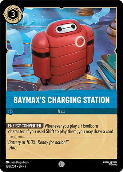 Image for Baymax's Charging Station (Archazia's Island) (180/204) - Disney Lorcana