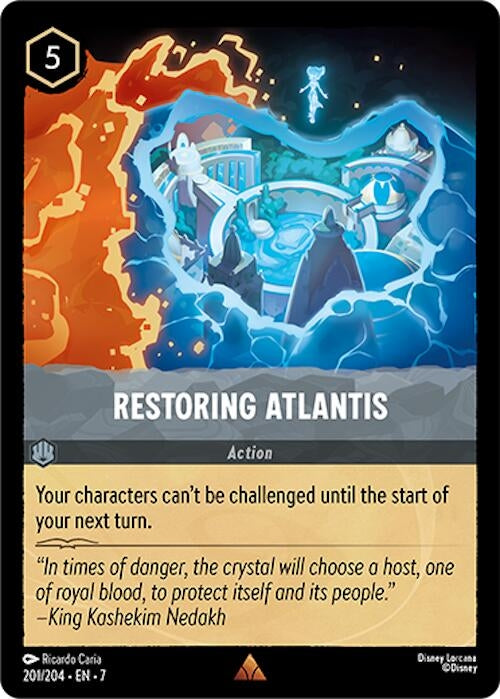 Image for Restoring Atlantis (Archazia's Island) (201/204) - Disney Lorcana