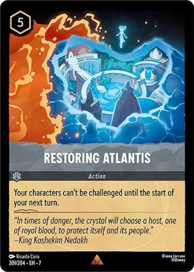 Image for Restoring Atlantis (Archazia's Island) (201/204) - Disney Lorcana