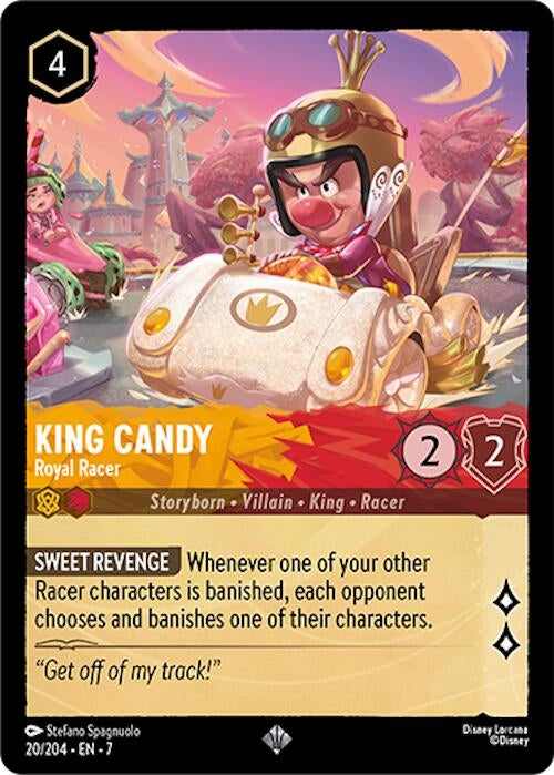 Image for King Candy - Royal Racer (Archazia's Island) (20/204) - Disney Lorcana