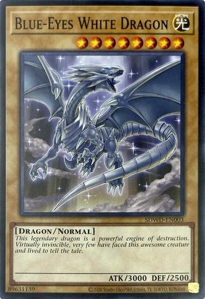 Image for Blue-Eyes White Dragon (SDWD-EN003) (Unlimited Misprint) (Structure Deck: Blue-Eyes White Destiny) (SDWD-EN003) - YuGiOh