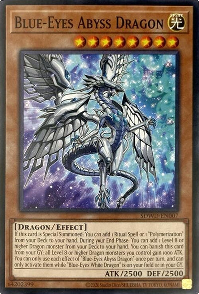 Image for Blue-Eyes Abyss Dragon (Unlimited Misprint) (Structure Deck: Blue-Eyes White Destiny) (SDWD-EN007) - YuGiOh