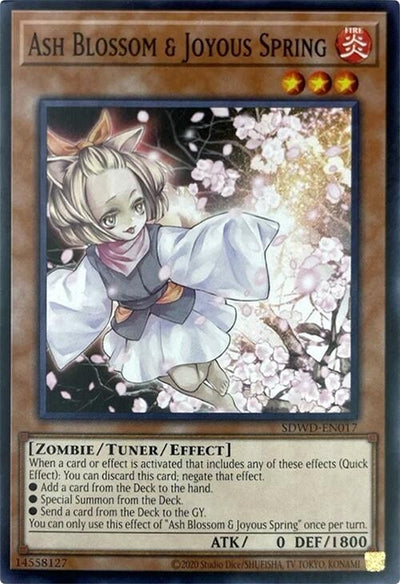 Image for Ash Blossom & Joyous Spring (Unlimited Misprint) (Structure Deck: Blue-Eyes White Destiny) (SDWD-EN017) - YuGiOh