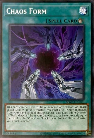Image for Chaos Form (Unlimited Misprint) (Structure Deck: Blue-Eyes White Destiny) (SDWD-EN020) - YuGiOh