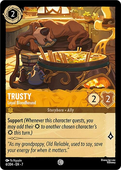 Image for Trusty - Loyal Bloodhound (Archazia's Island) (6/204) - Disney Lorcana