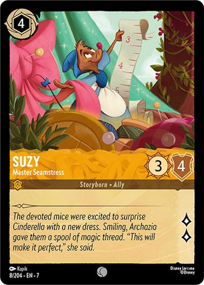 Image for Suzy - Master Seamstress (Archazia's Island) (8/204) - Disney Lorcana