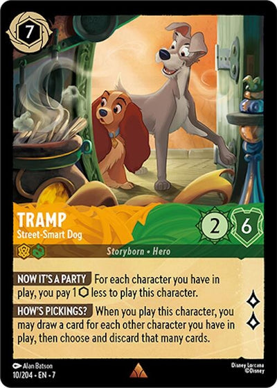 Image for Tramp - Street-Smart Dog (Archazia's Island) (10/204) - Disney Lorcana