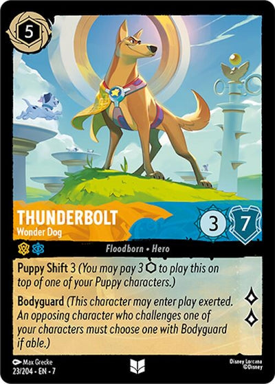 Image for Thunderbolt - Wonder Dog (Archazia's Island) (23/204) - Disney Lorcana