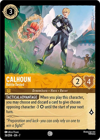 Image for Calhoun - Battle-Tested (Archazia's Island) (36/204) - Disney Lorcana
