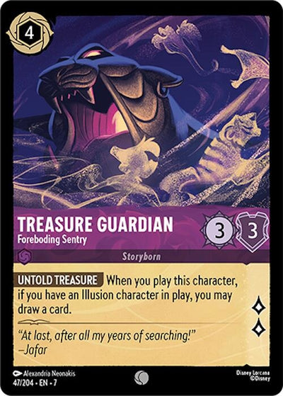 Image for Treasure Guardian - Foreboding Sentry (Archazia's Island) (47/204) - Disney Lorcana