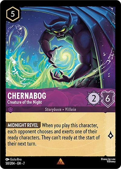 Image for Chernabog - Creature of the Night (Archazia's Island) (50/204) - Disney Lorcana