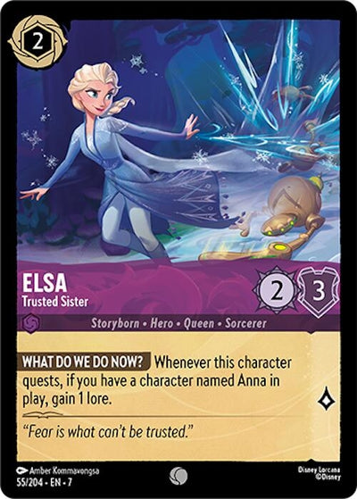 Image for Elsa - Trusted Sister (Archazia's Island) (55/204) - Disney Lorcana
