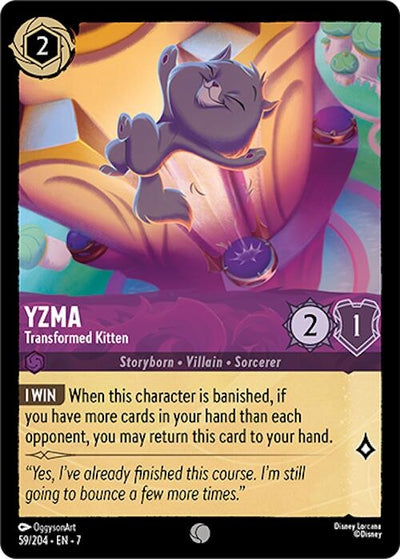 Image for Yzma - Transformed Kitten (Archazia's Island) (59/204) - Disney Lorcana