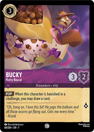 Image for Bucky - Nutty Rascal (Archazia's Island) (60/204) - Disney Lorcana