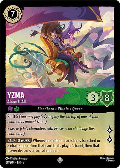 Image for Yzma - Above It All (Archazia's Island) (68/204) - Disney Lorcana