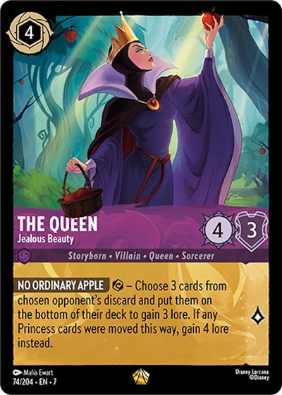 Image for The Queen - Jealous Beauty (Archazia's Island) (74/204) - Disney Lorcana