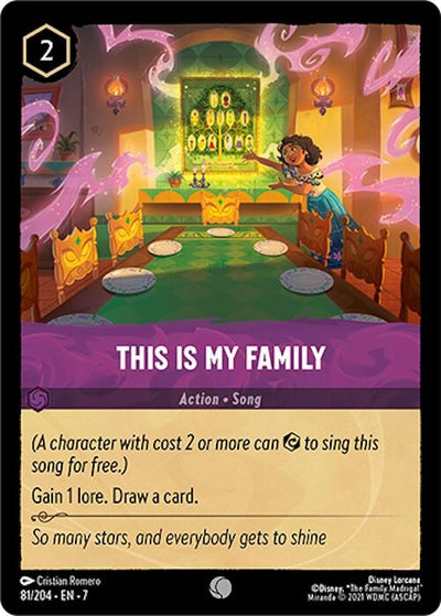 Image for This Is My Family (Archazia's Island) (81/204) - Disney Lorcana
