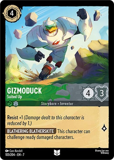 Image for Gizmoduck - Suited Up (Archazia's Island) (105/204) - Disney Lorcana