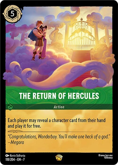Image for The Return of Hercules (Archazia's Island) (118/204) - Disney Lorcana