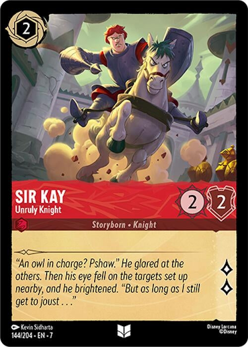 Image for Sir Kay - Unruly Knight (Archazia's Island) (144/204) - Disney Lorcana