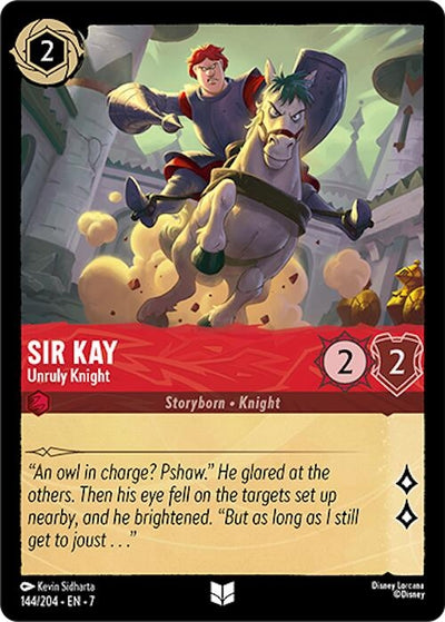 Image for Sir Kay - Unruly Knight (Archazia's Island) (144/204) - Disney Lorcana