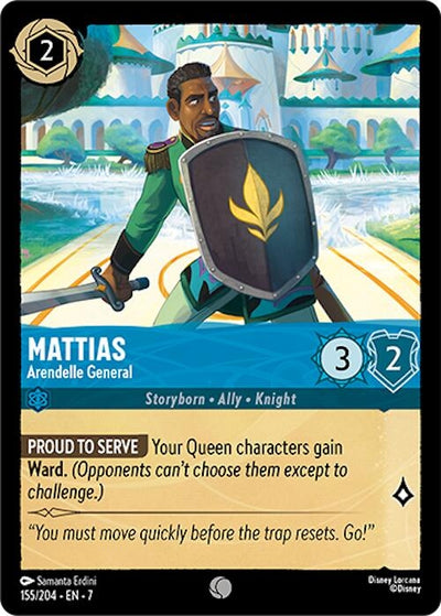 Image for Mattias - Arendelle General (Archazia's Island) (155/204) - Disney Lorcana