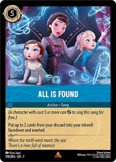 Image for All Is Found (Archazia's Island) (178/204) - Disney Lorcana