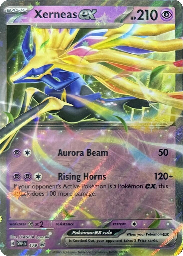 Image for Xerneas ex - 179 (SV: Scarlet & Violet Promo Cards) (179) - Pokemon