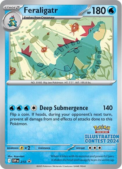 Image for Feraligatr - 213 (Illustration Contest 2024) (SV: Scarlet & Violet Promo Cards) (213) - Pokemon