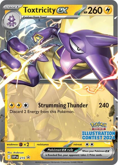 Image for Toxtricity ex - 215 (Illustration Contest 2024) (SV: Scarlet & Violet Promo Cards) (215) - Pokemon