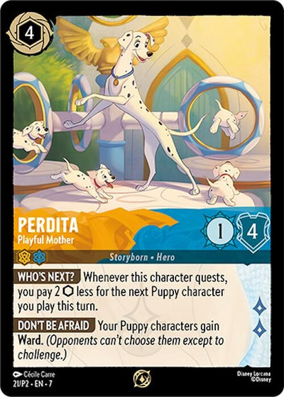 Image for Perdita - Playful Mother (Disney Lorcana Promo Cards) (21) - Disney Lorcana