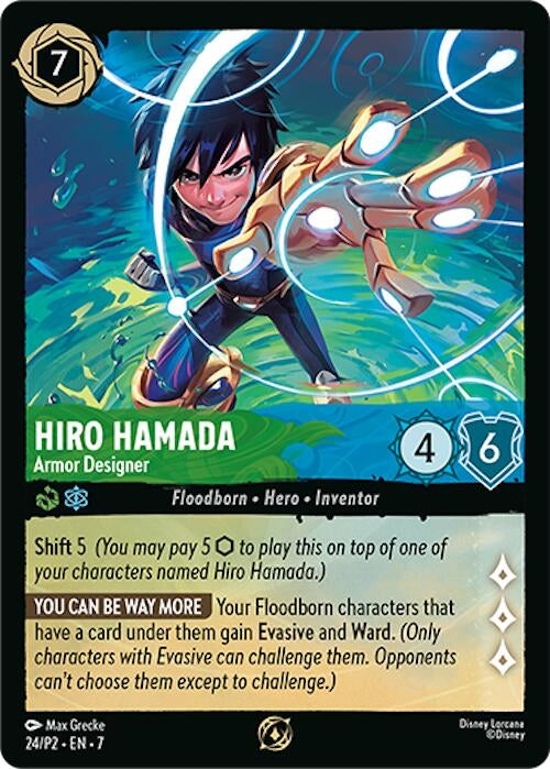 Image for Hiro Hamada - Armor Designer (Store Championship Participant) (Disney Lorcana Promo Cards) (24) - Disney Lorcana