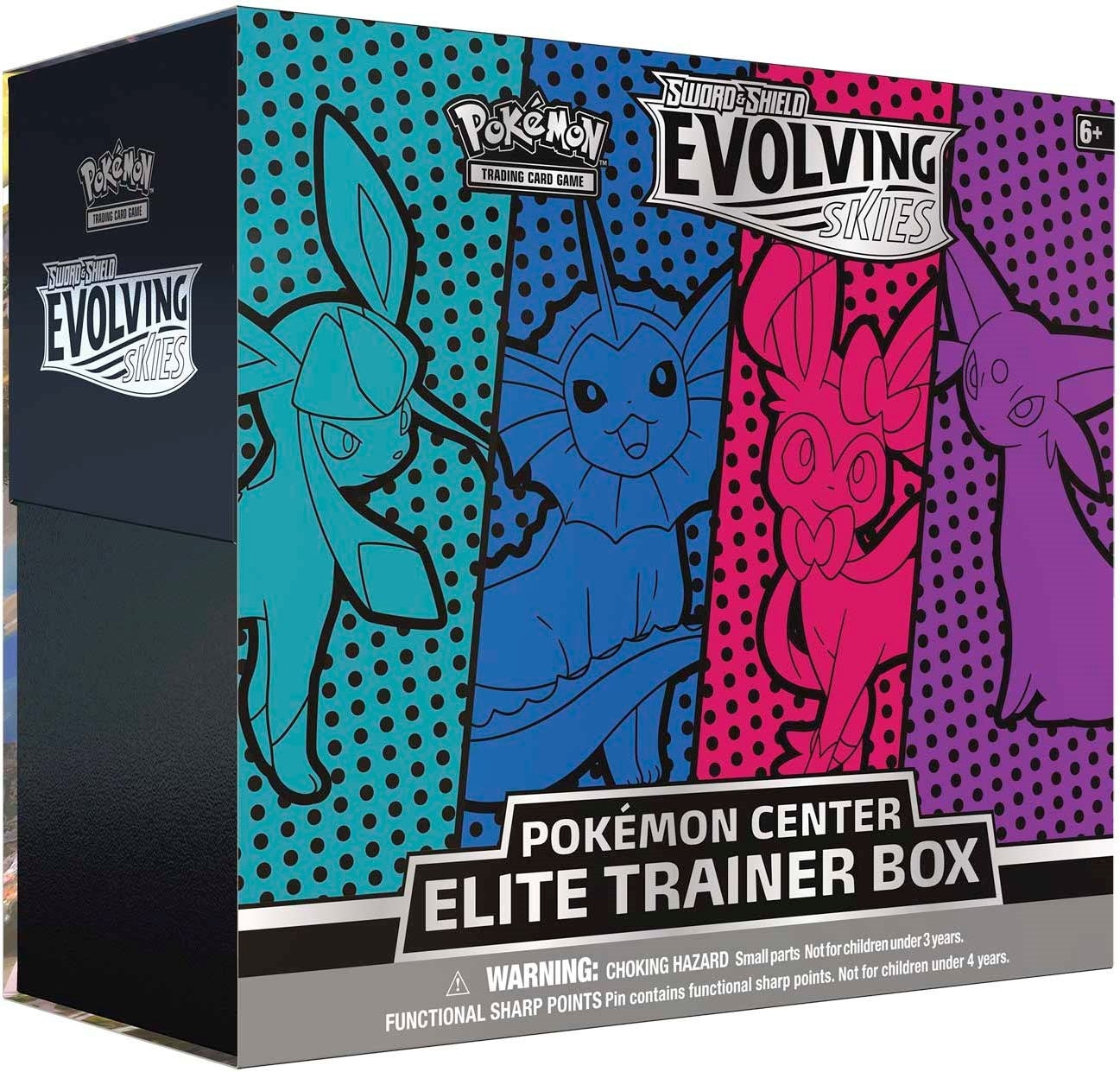 Evolving Skies Pokemon Center Elite Trainer Box [Glaceon/Vaporeon/Sylveon/Espeon] (Exclusive) (SWSH07)