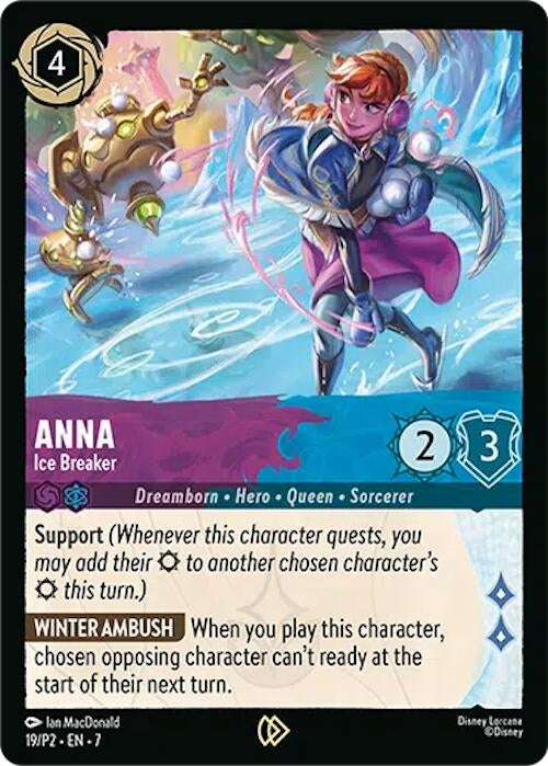 Image for Anna - Ice Breaker (Disney Lorcana Promo Cards) (19) - Disney Lorcana